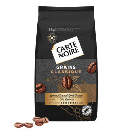 Café en Grain CARTE NOIRE Lot de 2 paquets 1kg