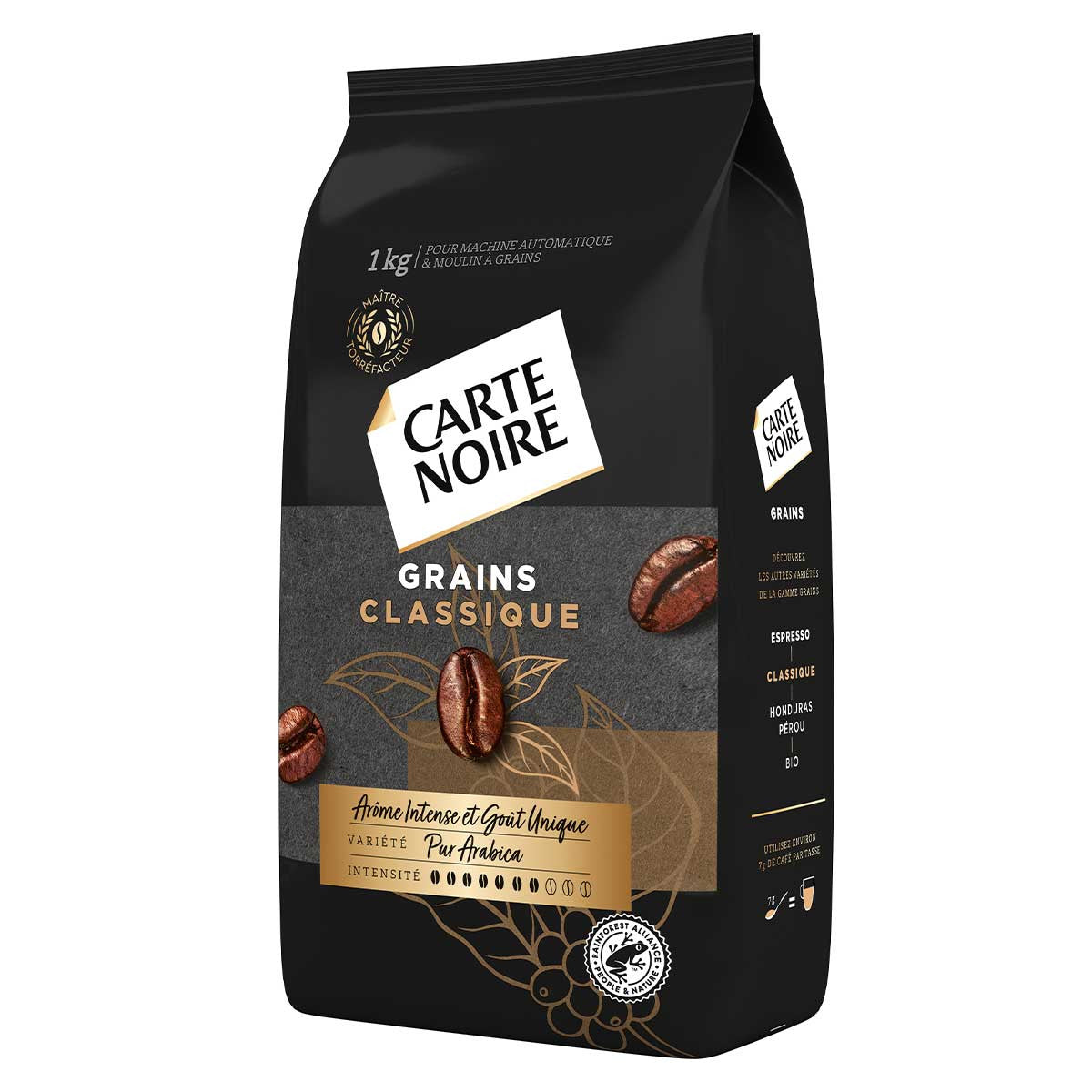 Café en Grain CARTE NOIRE Lot de 2 paquets 1kg