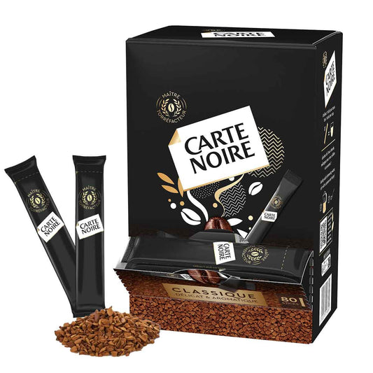 Café Soluble CARTE NOIRE 100% Arabica Sticks