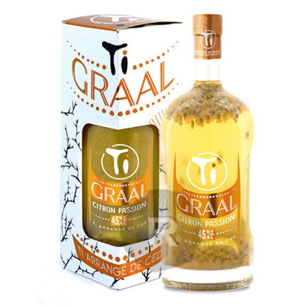 Rhum arrangé citron passion Graal 45.5° Ti Cèd