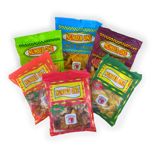Chips Banane Plantain Number One 6 x 85g Mix