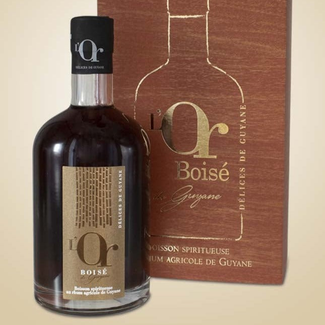 Coffret Liqueur Or Boisé Délices de Guyane 20cl