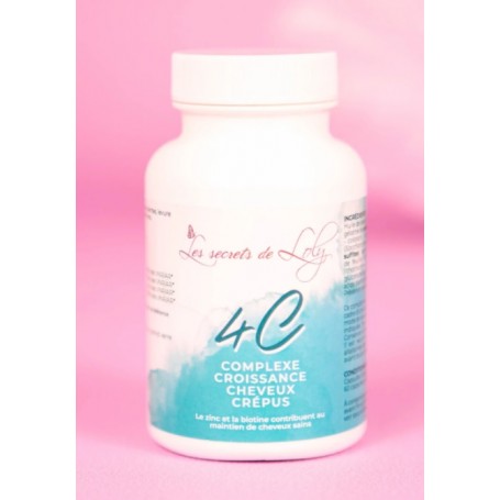 4C Complexe croissance cheveux et ongles 60 capsules LES SECRETS DE LOLY