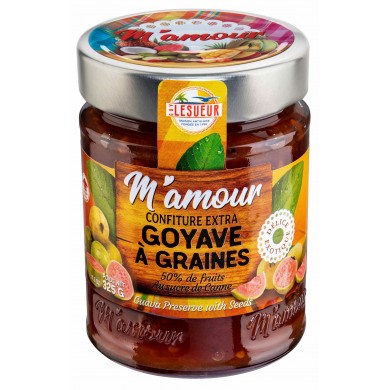 Confiture 325g M'amour Guadeloupe - Lot de 12