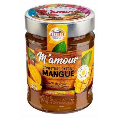 Confiture 325g M'amour Guadeloupe - Lot de 12