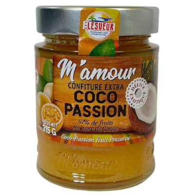 Confiture M'Amour coco passion 300g
