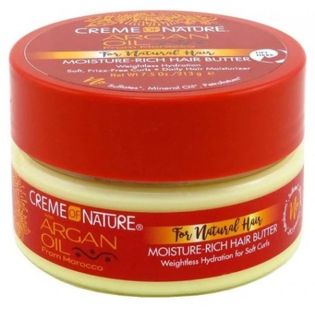 Crème hydratante pour boucles ARGAN 213 g (Hair Butter)