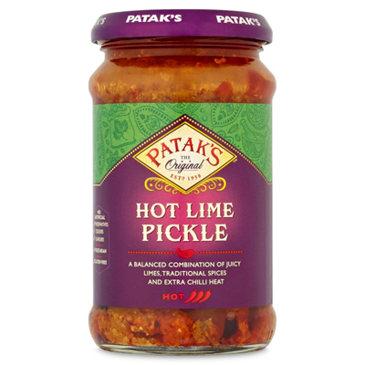 Pickles ou achards indiens au citron très épicé 250ml - PATAK'S