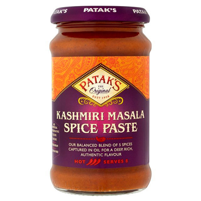 Pâte de curry indienne Kashmiri très épicé 250ml Patak's