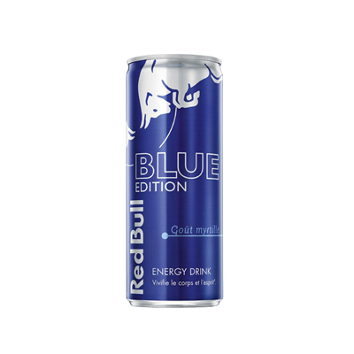 Boisson énergisante Blue Edition goût myrtille boîte 25 cl Red Bull