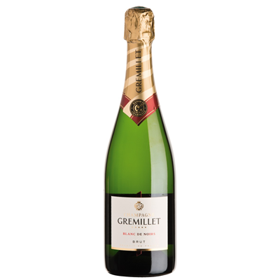 Champagne Brut Blanc de Noirs Grande Réserve Gremillet bouteille 75 cl