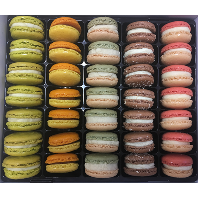 Macarons exotique x 35