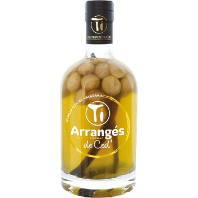 Rhum arrangé vanille noix de macadamia 32° 70 cl Ti Cèd