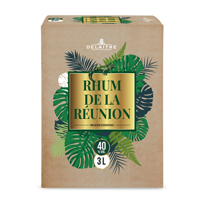 Rhum Ambré de la Réunion 40° 3 L Delaitre