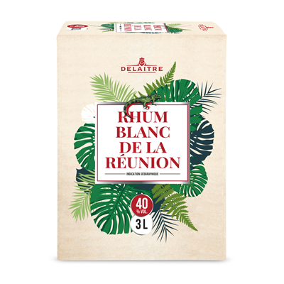 Rhum Blanc Agricole de La Réunion Delaitre 40°