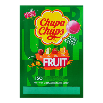 Chupa Chups Boîte présentoir Fruit 150 sucettes