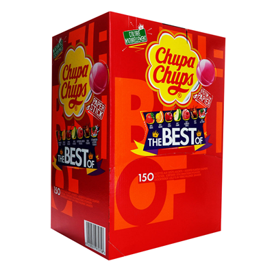 Chupa Chups Boîte présentoir The Best 150 sucettes