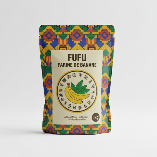 Fufu Farine de Banane Plantain (Vrai Foutou) –  1kg