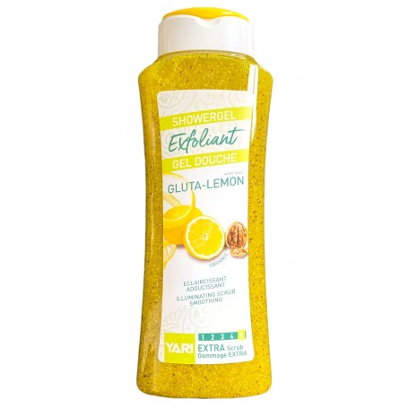 Gel douche Gommant & Exfoliant Gluta-Lemon 500ml YARI