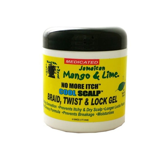 Gel pour nattes, torsades & locks MENTHE & OLIVE 170g (COOL SCALP)JAMAICAN MANGO & LIME