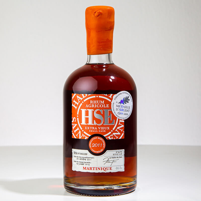 Rhum Agricole HSE -Millésime 2014 édition limitée