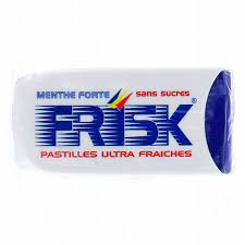 Frisk - Pastilles Menthe Forte - Mini Bonbon Maxi Rafraîchissant - Haleine Fraîche - Sans Sucres - 0.07Kg 16 Étuis de 40 Pastilles