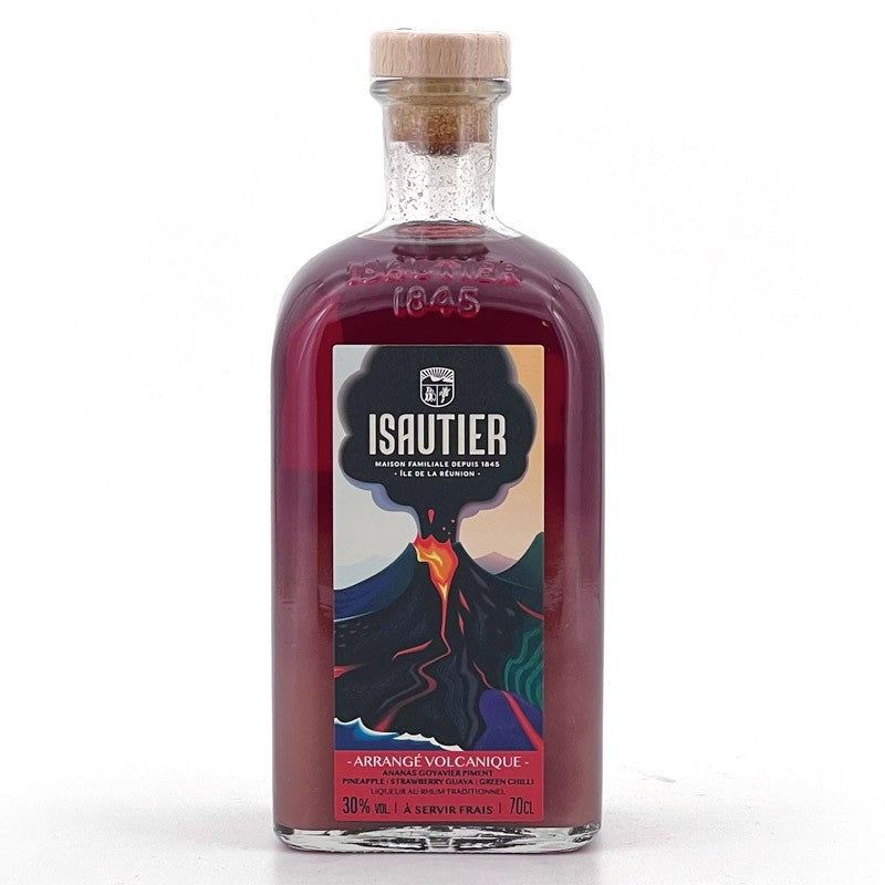 Rhum Isautier Arrangé Volcanique Goyavier Ananas Piment 70cl