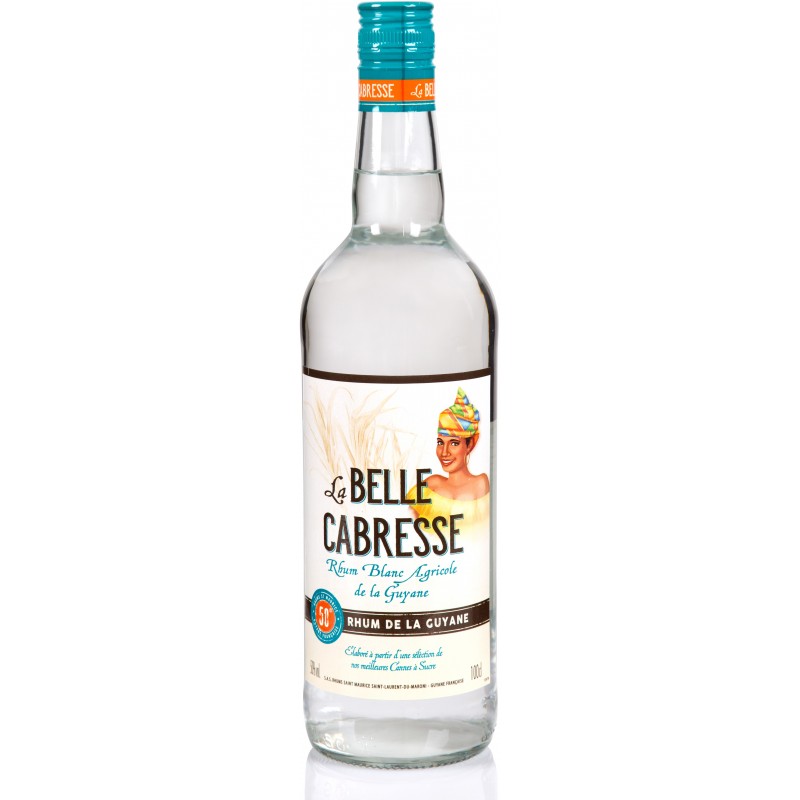 Rhum Agricole LA BELLE CABRESSE 50° - Guyane 1L