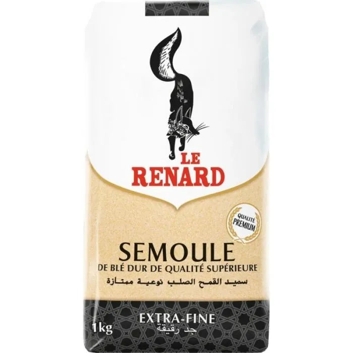 Semoule de blé Renard Qualité Supérieur 1kg