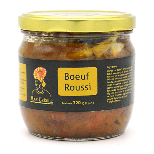 MAN CRÉOLE – Bœuf roussi 320g – Guadeloupe