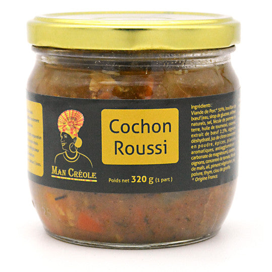 MAN CRÉOLE – Cochon roussi 320g – Guadeloupe