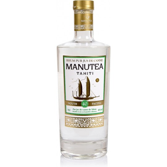 Rhum blanc agricole MANUTEA 70cl 40° - Tahiti