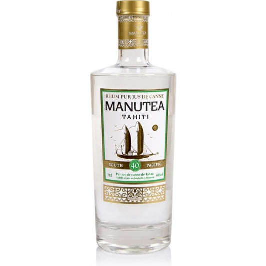 Rhum blanc agricole MANUTEA 70cl 40° - Tahiti