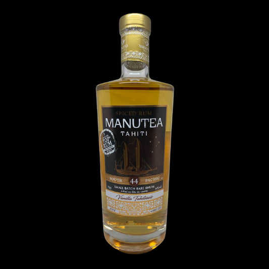 Rhum Epicé Vanilla Tahitensis MANUTEA 44° 70 cl Polynésie Française