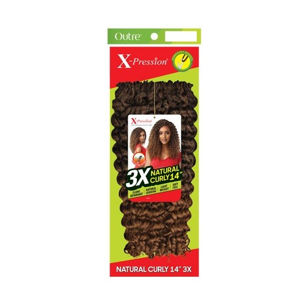 OUTRE natte 3X NATURAL CURLY 14" (X Pression Loop)