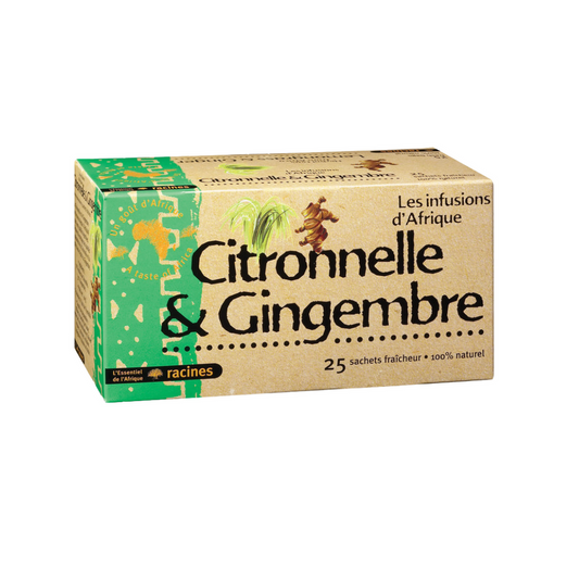 Infusion d'Afrique Racines Gingembre-Citronnelle