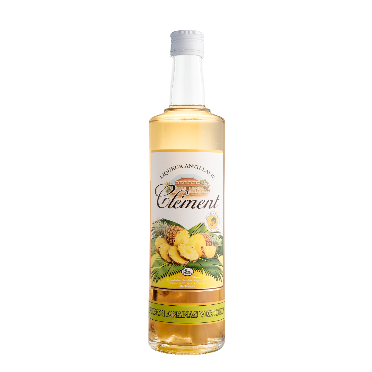 Punch Clément - Ananas victoria - 18° 70cl