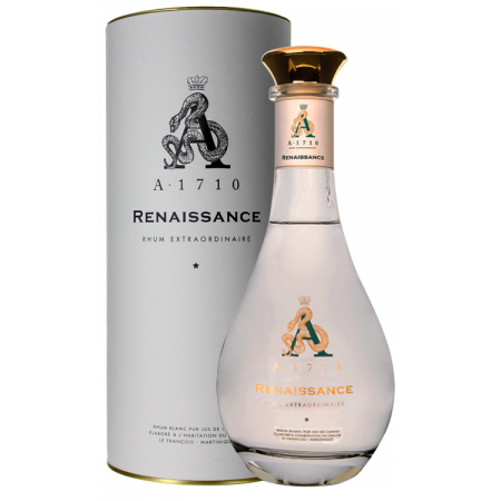 Rhum agricole A1710 -RENAISSANCE - RHUM BLANC - 52°- 70CL