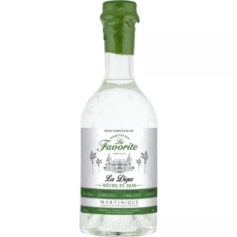 Rhum blanc La Favorite La digue 70cl