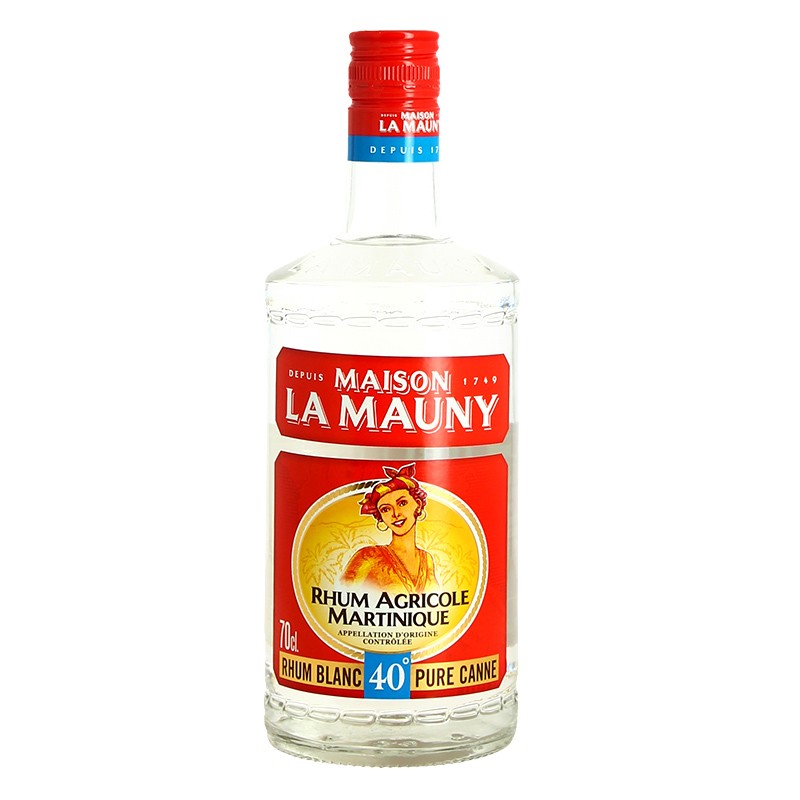 Rhum La Mauny blanc 40° 70cl