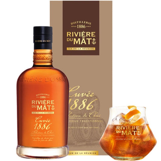 Rhum Vieux RIVIERE DU MAT – 1886 - Hors d’âge 70cl 43° - Île de la Réunion