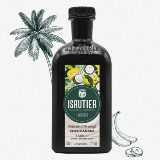 Rhum Douceur D’Arrangé Coco Banane ISAUTIER 50cl 17°