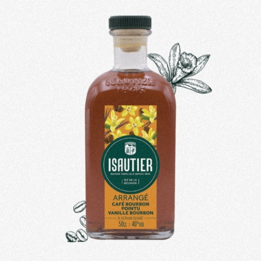 Rhum Arrangé Café Bourbon Vanille Pointu 40° ISAUTIER 50cl