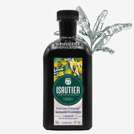 Rhum Douceur D’Arrangé Banane flambée 17° ISAUTIER 50cl