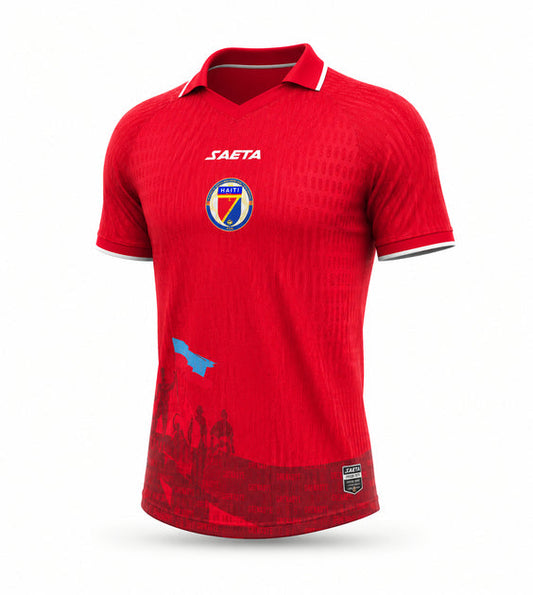 Maillot Domicile Supporter Haïti Coupe du Monde 2026 Rouge