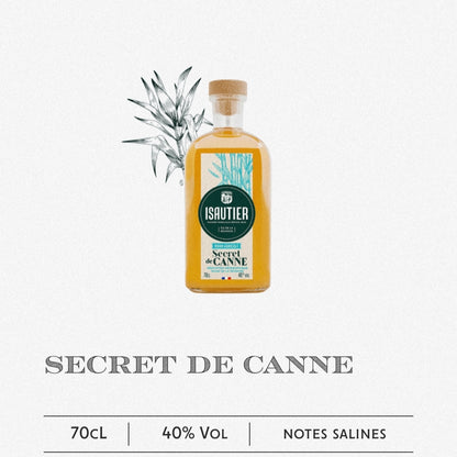 Rhum ambré Isautier Secret de canne 40°