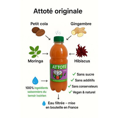 Attote Original Boisson naturelle aux plantes 500ml