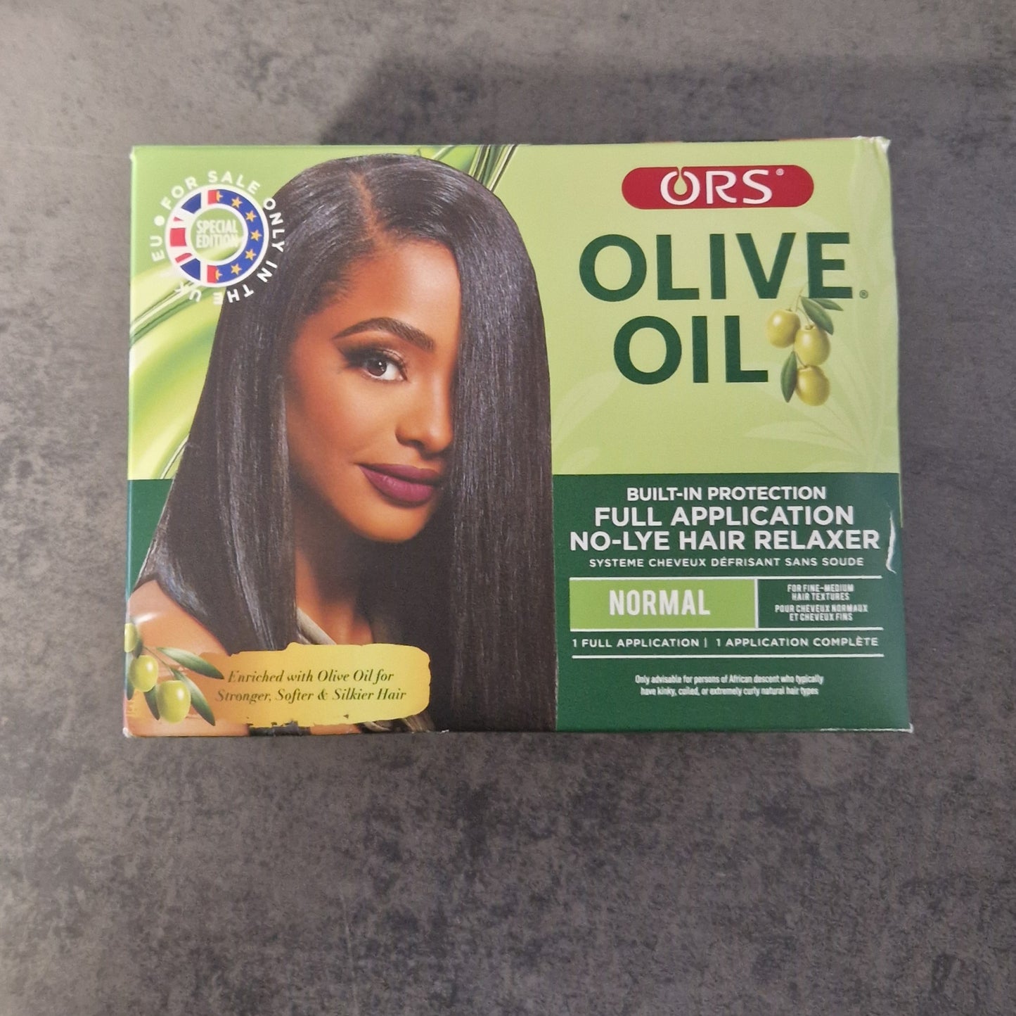 Kit défrisant à l'huile d'olive organic (plusieurs choix disponible)