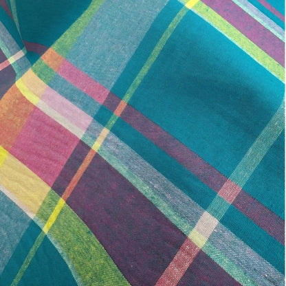 Tissus Madras Antillais Guadeloupe - par 50cm - 7 coloris - 150g/m2