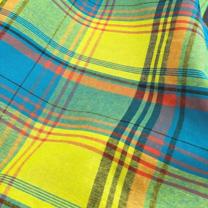 Tissus Madras Antillais Guadeloupe - par 50cm - 7 coloris - 150g/m2